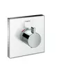 Kép 1/4 - HANSGROHE ShowerSelect Glas termosztátos falsík alatti termosztátos csaptelep, fehér/króm