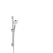 Kép 3/10 - HANSGROHE Crometta zuhanyrendszer Vario 65 cm-es zuhanyrúddal és Ecostat 1001 CL termosztáttal, fehér/króm