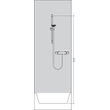 Kép 10/10 - HANSGROHE Croma 100 zuhanyrendszer Vario 65 cm-es zuhanyrúddal és Ecostat Comfort termosztáttal, EcoSmart 9 l/perc