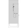 Kép 10/10 - HANSGROHE Croma 100 zuhanyrendszer Vario 65 cm-es zuhanyrúddal és Ecostat Comfort termosztáttal, EcoSmart 9 l/perc