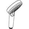 Kép 5/6 - HANSGROHE Vernis Blend kézizuhany 100 Vario EcoSmart+