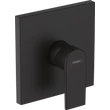Kép 1/5 - HANSGROHE Vernis Shape egykaros zuhanycsaptelep falsík alatti szereléshez, matt fekete
