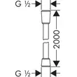 Kép 5/5 - HANSGROHE Isiflex zuhanytömlő 200 cm