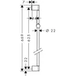 Kép 2/3 - HANSGROHE Unica zuhanyrúd Croma 65 cm