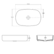 Kép 4/4 - ISVEA Infinity Oval kerámia mosdó, 55×36 cm, matt fehér