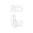 Kép 3/3 - KERASAN Retro WC kombi tartály, 45×39,5×17 cm