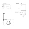 Kép 5/6 - KERASAN Flo kombi WC tartály, 36×36 cm