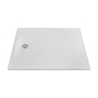 Kép 1/7 - MARMY Basalto zuhanytálca - 80×100 selyem fehér (prada white)