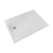 Kép 2/7 - MARMY Basalto zuhanytálca - 100×120 selyem fehér (prada white)