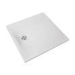 Kép 3/7 - MARMY Basalto zuhanytálca - 100×100 selyem fehér (prada white)