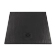 Kép 5/7 - MARMY Basalto zuhanytálca - 80×80 selyem fekete (cavalli black)