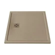 Kép 1/7 - MARMY Dolomite Pro zuhanytálca - 100×100 matt cappucino (gucci latte)