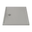 Kép 1/7 - MARMY Dolomite Pro zuhanytálca - 100×100 matt szürke (valentino grey)