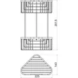 Kép 2/2 - NOVASERVIS Metalia kétszintes rácsos sarokpolc (kicsi és magasított)