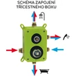 Kép 2/3 - NOVASERVIS Nobless Vision X falsík alá építhető 3 funkciós csaptelep váltószeleppel, beépítődobozzal