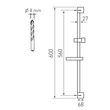 Kép 2/2 - NOVASERVIS KIT866 zuhanyszett