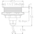 Kép 5/5 - POLYSAN színterápia Slim 12V RGB