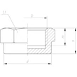 Kép 2/2 - Réz kupak, 3/4"