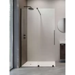 Kép 1/9 - RADAWAY Furo Black Walk-In zuhanyfal