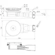 Kép 3/3 - RADAWAY R400 Slim W zuhanytálca szifon