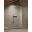 Kép 1/3 - RADAWAY Modo SL II Black Walk-in zuhanyfal