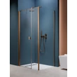 Kép 1/9 - RADAWAY Nes Brushed Copper KDS I szálcsiszolt réz szögletes zuhanykabin - ajtó
