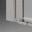 Kép 4/8 - RADAWAY Nes Brushed Nickel DWS I szálcsiszolt króm zuhanyajtó