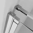 Kép 4/5 - RADAWAY Nes Brushed Nickel KDD-B szögletes szálcsiszolt króm zuhanykabin (1 oldal)