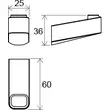 Kép 2/2 - RAVAK 10° szimpla fogas