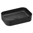 Kép 1/4 - RAVAK Ceramic Slim R 550 kerámia mosdó, matt fekete