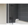 Kép 2/3 - RAVAK Chrome II termosztátos 3-utas csaptelep, alaptest nélkül, fekete