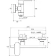 Kép 4/4 - RAVAK Chrome fali zuhany csaptelep