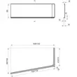 Kép 2/2 - RAVAK előlap 10° Asymmetric akrilkádhoz