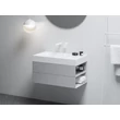 Kép 5/10 - RAVAK Lite 80/60 mosdó jobbos, csaptelep furat és túlfolyó nélkül