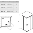 Kép 9/9 - RAVAK Matrix MSRV4 zuhanykabin