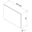 Kép 4/4 - RAVAK Ring 800 tükör