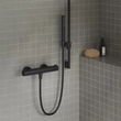 Kép 3/5 - RAVAK Puri black termosztátos zuhanycsaptelep