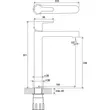 Kép 11/11 - RAVAK Puri mosdó csaptelep, 320 mm