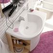 Kép 2/4 - RAVAK Rosa Comfort beépíthető mosdó, jobbos