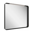 Kép 1/4 - RAVAK Strip tükör 600×700 fekete, világítással