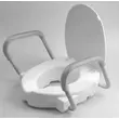 Kép 3/8 - RIDDER magasított WC-ülőke, kapaszkodóval, fehér