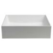 Kép 3/6 - TONEB Formigo beton mosdó, 47,5×14×36,5 cm, fehér