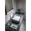 Kép 6/8 - TONEB Formigo beton mosdó, 47,5×14×36,5 cm, ezüst
