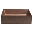 Kép 3/8 - TONEB Formigo beton mosdó, 47,5×14×36,5 cm, réz
