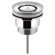 Kép 1/2 - SAPHO nem zárható mosdólefolyó, 5/4", 3-65 mm, króm