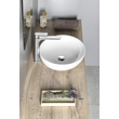 SAPHO Rondane pultra szerelhető kerámia mosdó, túlfolyó nélkül, 40×13,5 cm