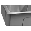 Kép 3/8 - SAPHO Epic beépíthető mosogatótálca, 44×48×20 cm, inox
