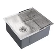 Kép 4/8 - SAPHO Epic beépíthető mosogatótálca, 54×43×20 cm, inox