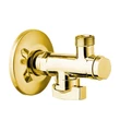 Kép 1/2 - SAPHO Reitano Antea sarokszelep 1/2"×3/8" anyával, arany