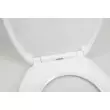 Kép 4/9 - SAPHO Adina WC-ülőke, Soft Close, inox pántok, Easy Take, duroplast/fehér